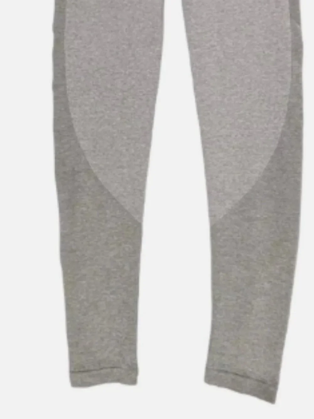 Gymshark Seamless Booty Boos Leggings Women's Size Medium Gray w/ Logo Waistband